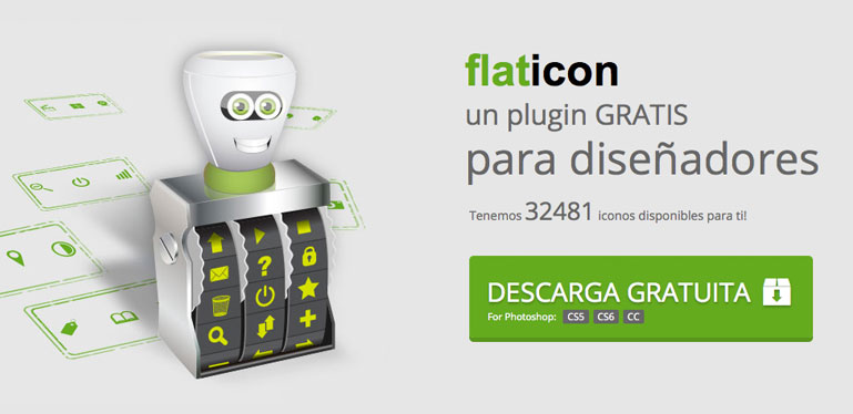 Flaticon, iconos vectoriales gratis