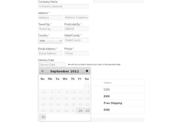 Order Delivery Date for WooCommerce