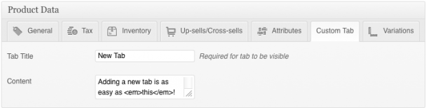 WooCommerce Custom Product Tabs Lite