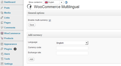 WooCommerce MultiLingual
